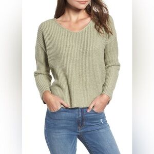 ASTR The Label Women's Twist Back Sweater, Size XL
